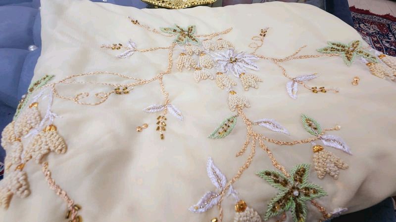 Hand Embroidery Saree