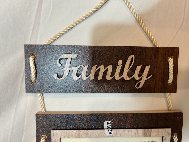 Family Hanging Photo Frame