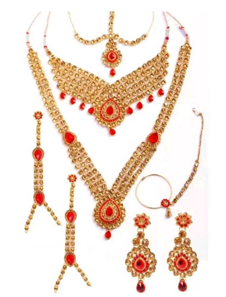 Bridal Set Full Gold Plated