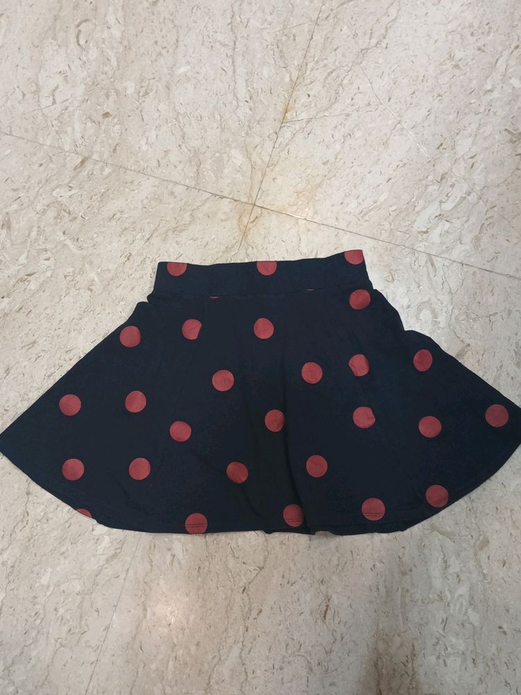 mini Polka Dot Skirt