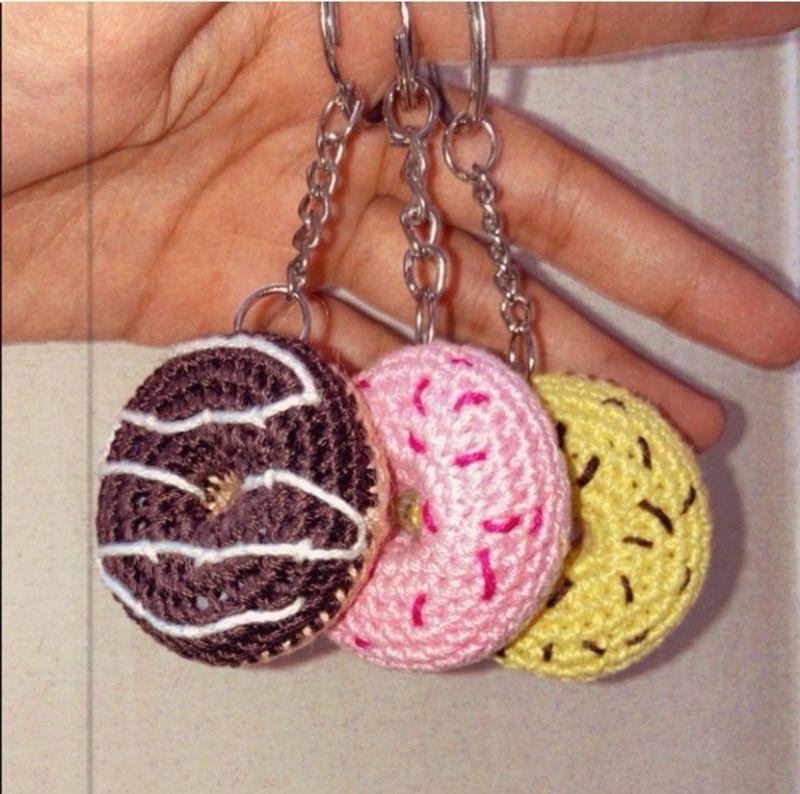 Cute Crochet Keychains