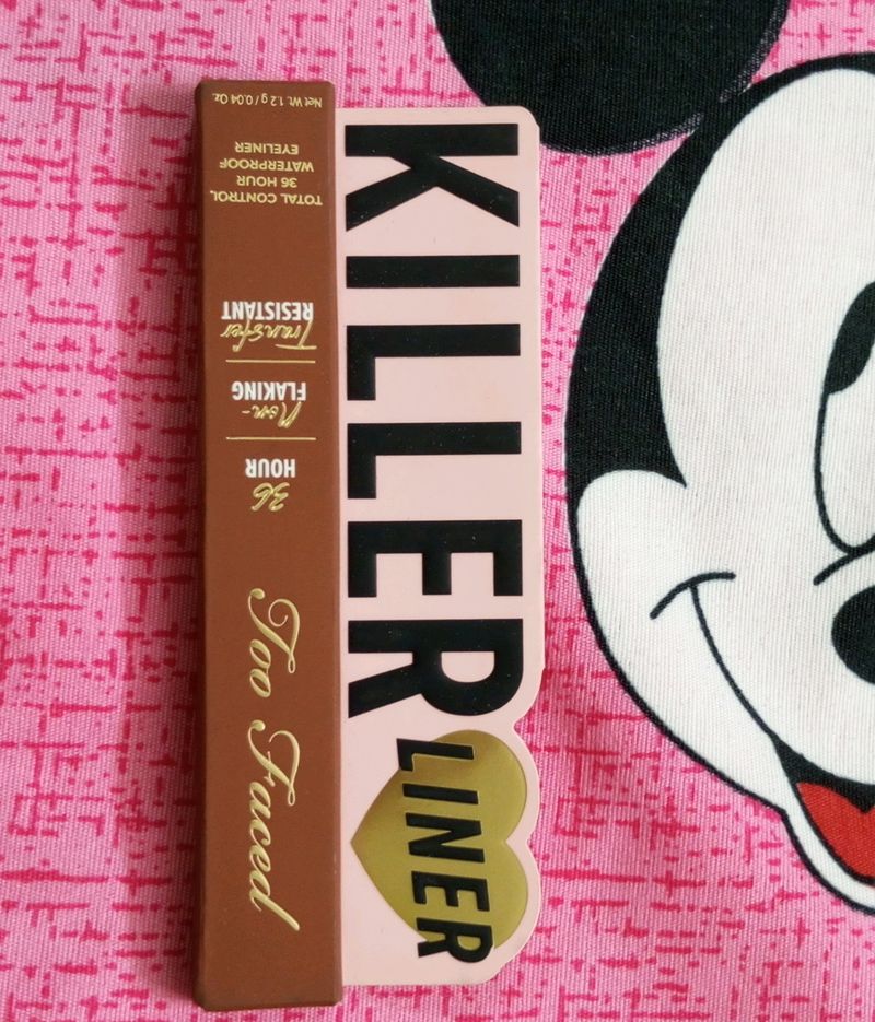 New With Tag Too Faced Killer Liner