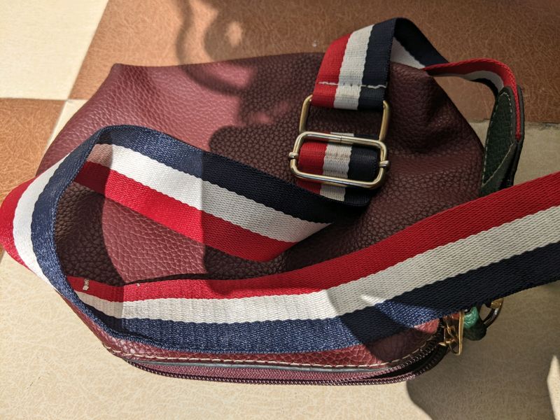 Maroon Slingbag