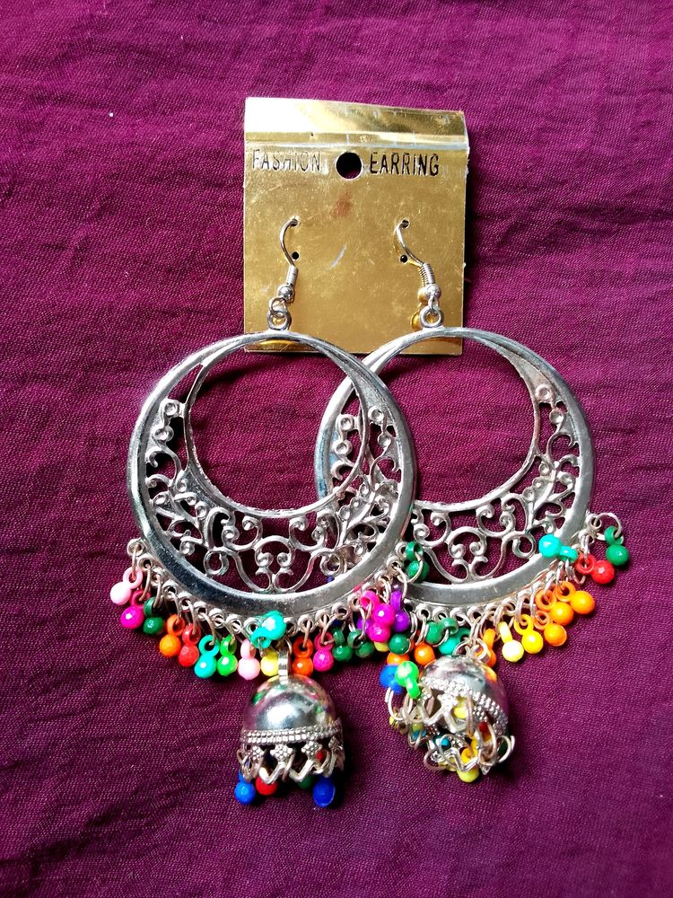 🆕 Multicolored Jhumka