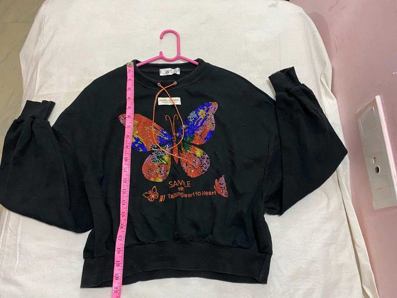 Korean Butterfly Hoodie Bust Till 46