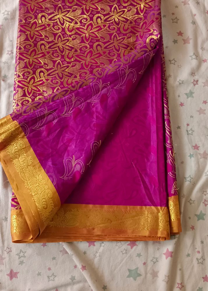 Silk Saree With Beautiful Designs