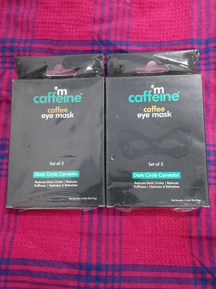 Combo Of 2 Mcaffeine Coffee Eye Mask