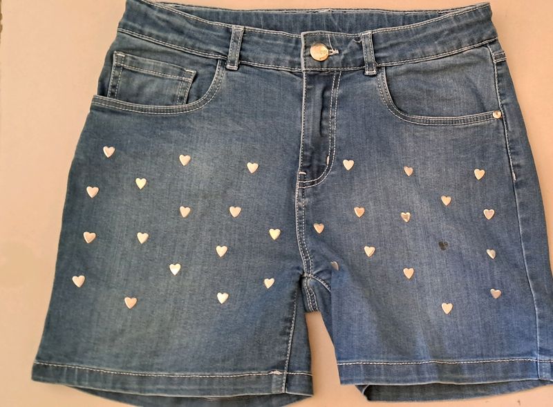 Westside Y & F Denim Shorts 12-13 Years