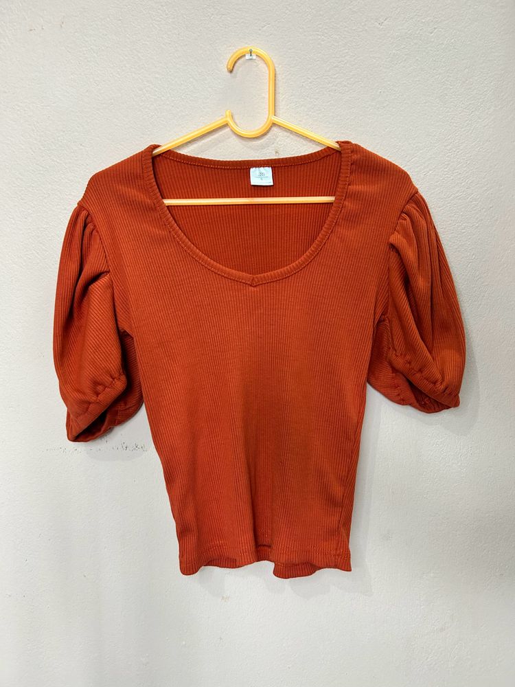 SSS Rust-Orange Top