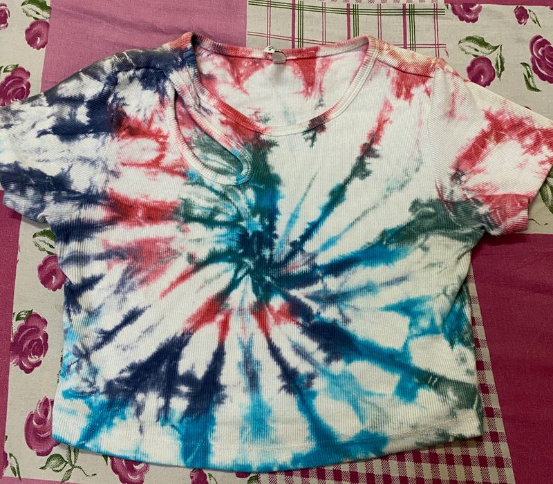 Tie-dye Crop Top