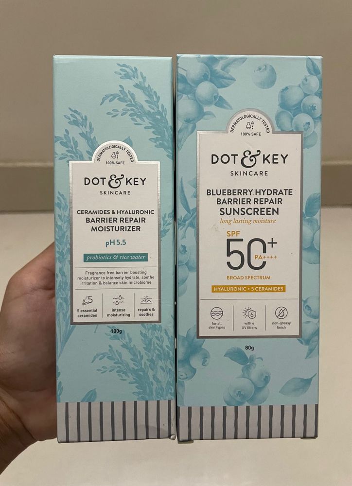 Combo Dot & Key Sunscreen And Moisturizer