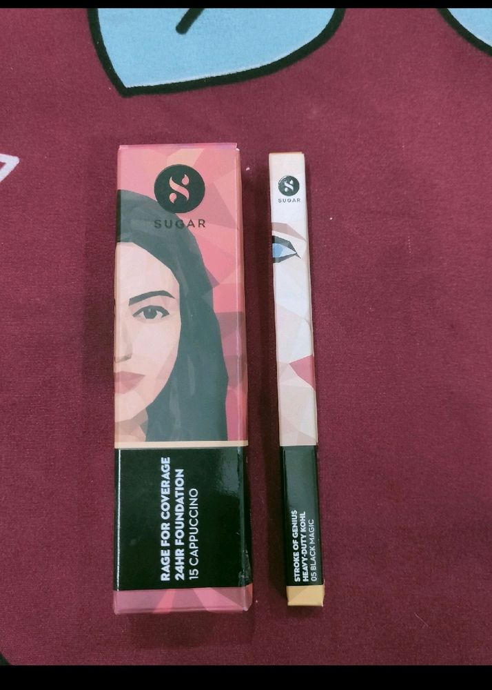 Combo Huda Stick Sugar Foundation And Shi