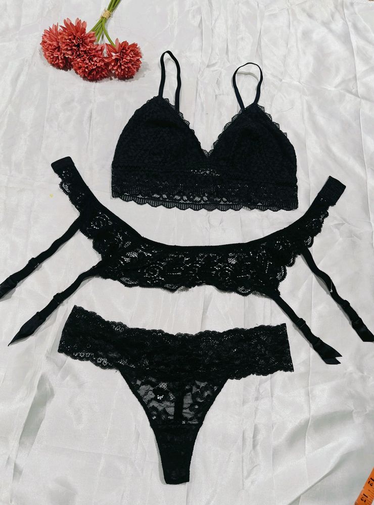 Imported 3 Piece Lingeries Set