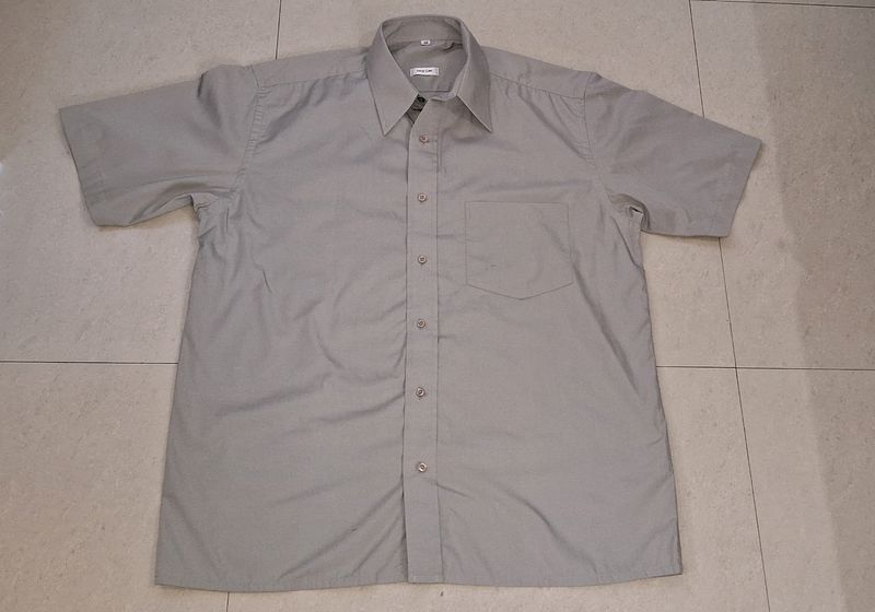 Formal Grey Shirt - Half Sleeves