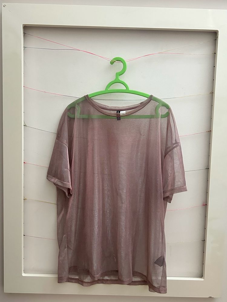 H&M Sheer Pink Over Top