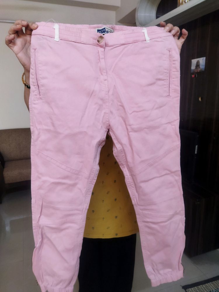 Pink Trouser For Women