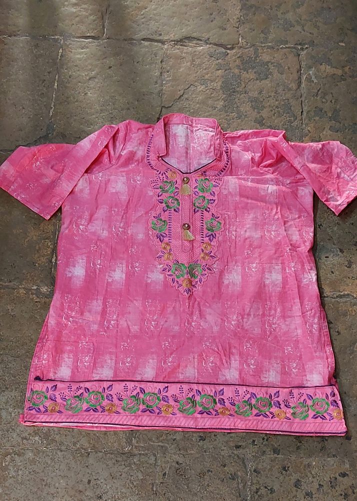 Heavy Embroidery Short Kurti