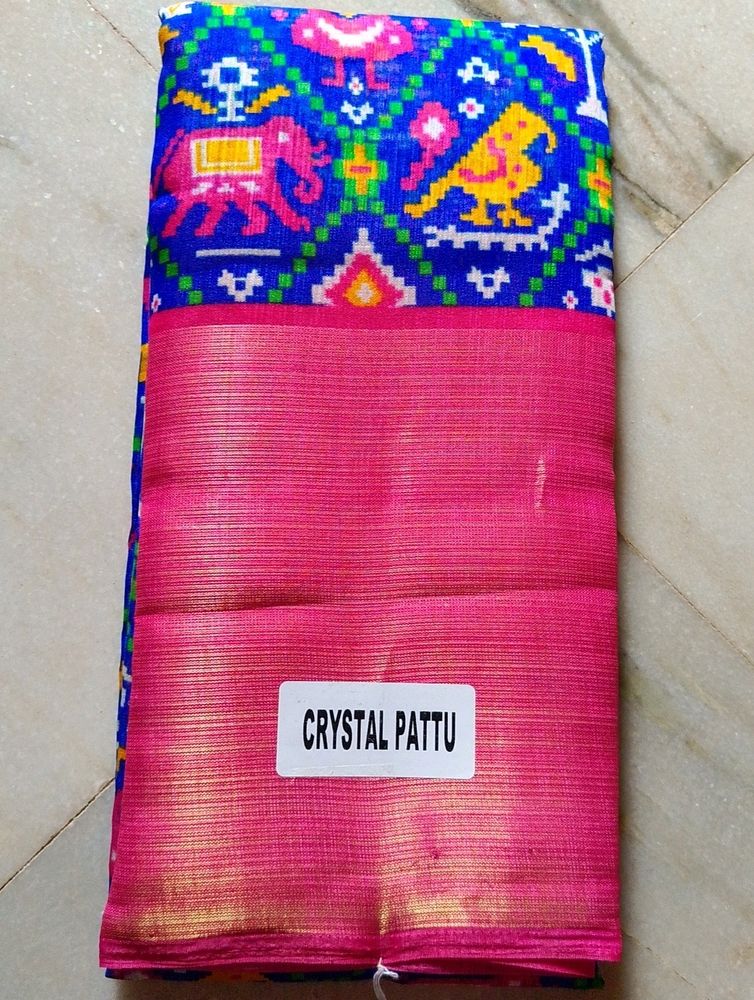 Crystal Pattu Saree.