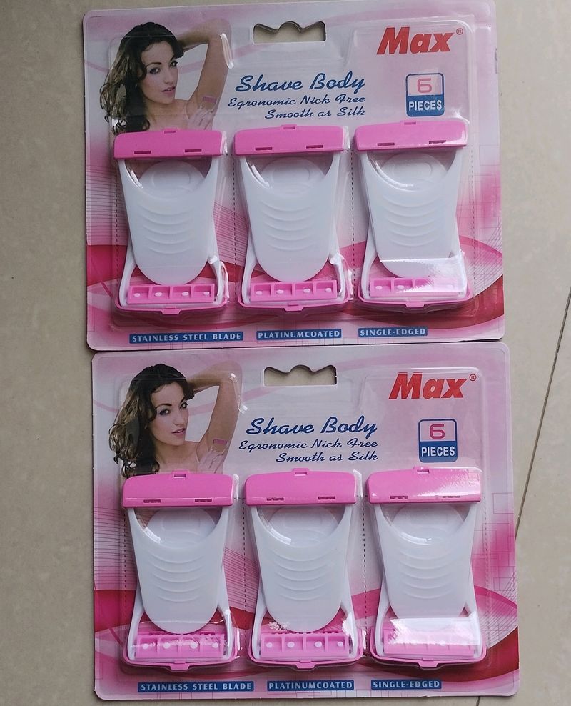 12 PCS Disposable Hair Shave (Pack Of 2)