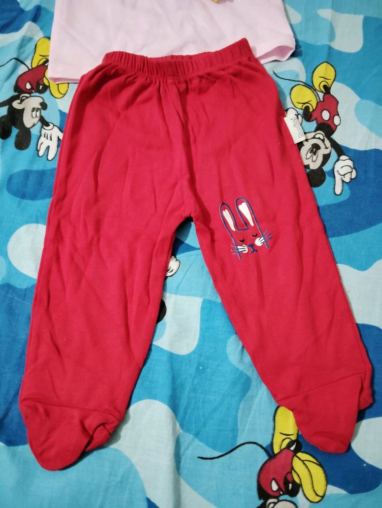 Like New Baby Girl Tshirt And Pant