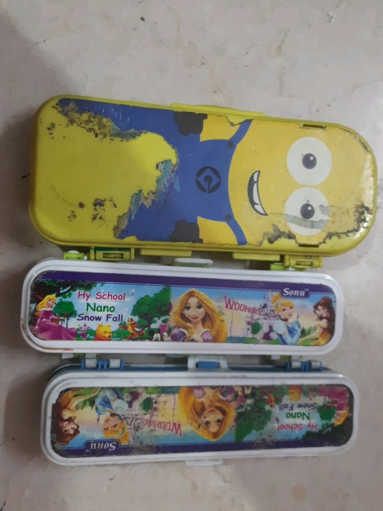 Combo Of Used Pencil Boxes