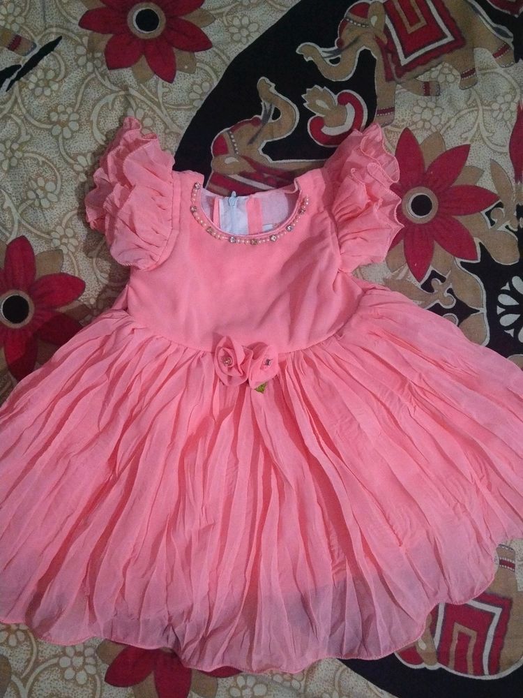 Pink Baby Frock Beutiful