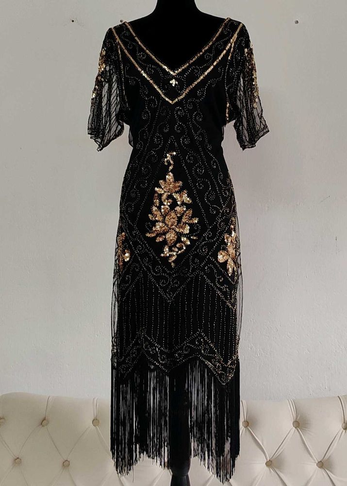 Heavy Sequin Gatsby Dress