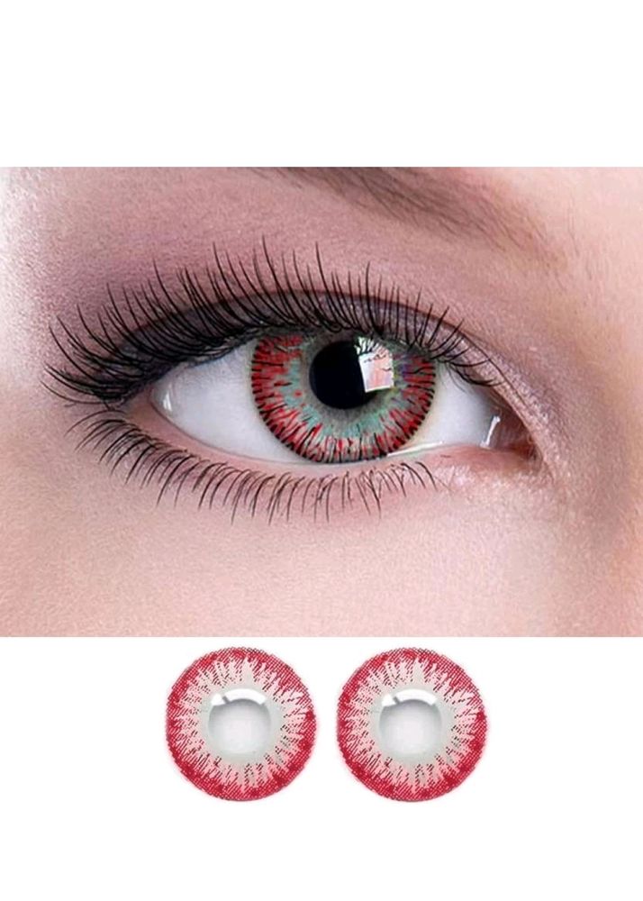 eye lens combo of Red