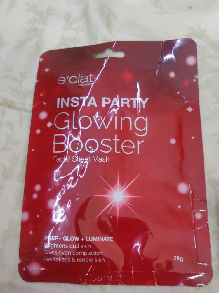 e'clatglowing Booster sheet Mask