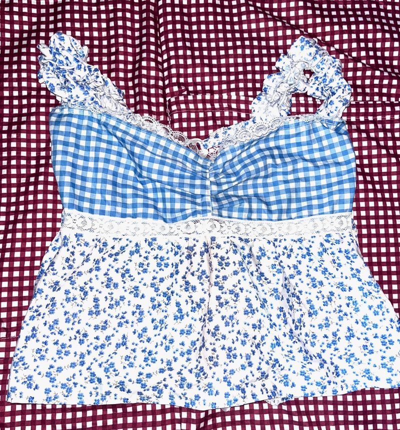 Blue & beautiful inside and out( bust size=32/34)