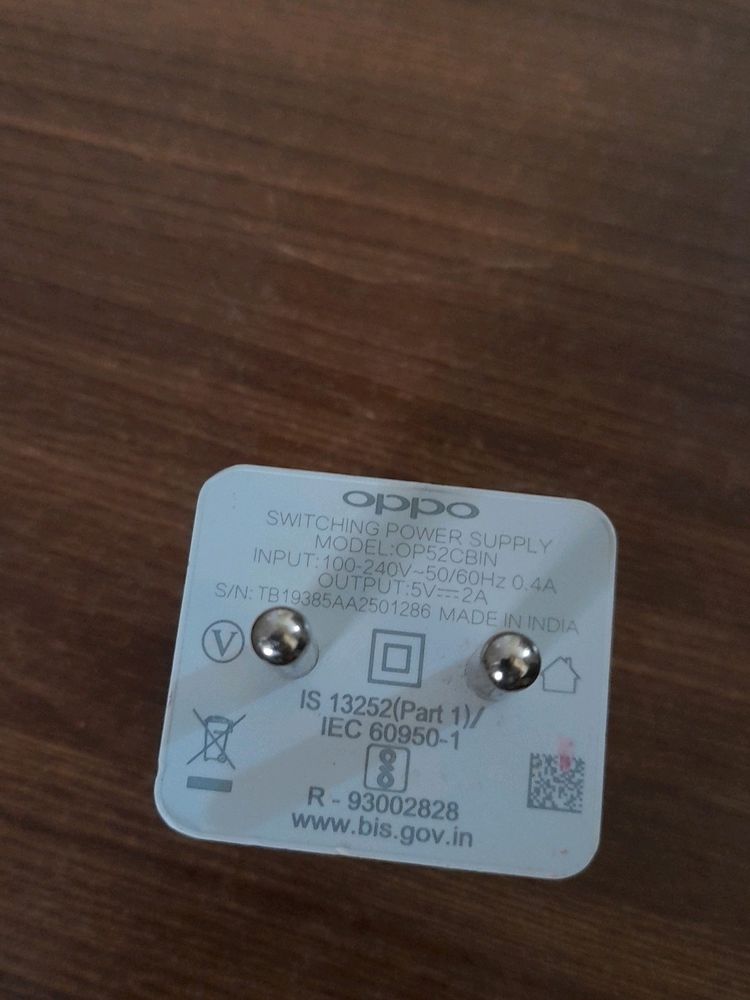 It's New Oppo Charger Adopter