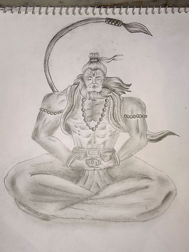 Bajarangbali Hanuman Sketch