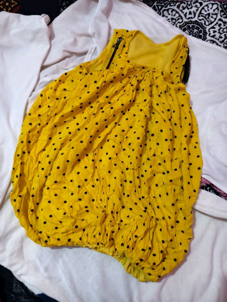 Yellow Top For Skinny Girls Only