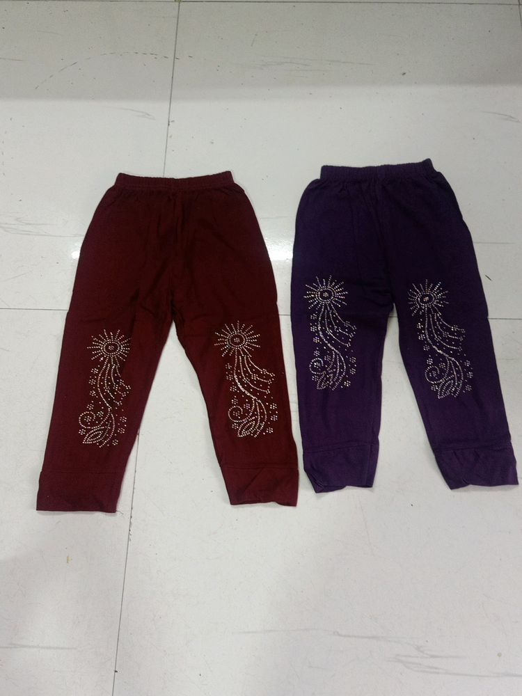 Kids Leggings Embroiered