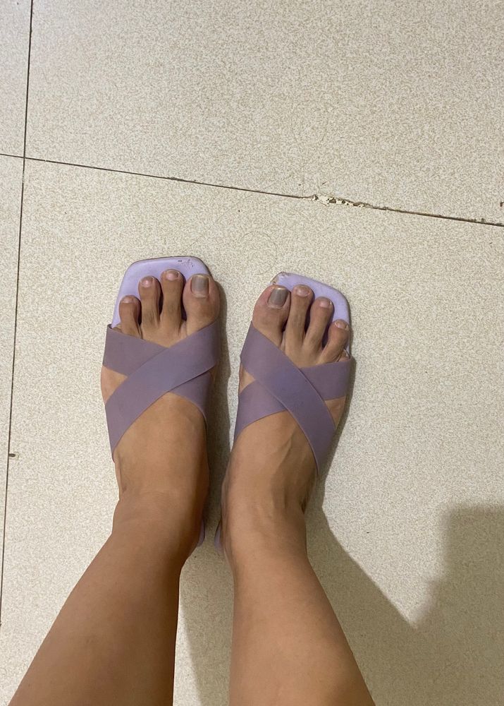 Lavender Color Flats