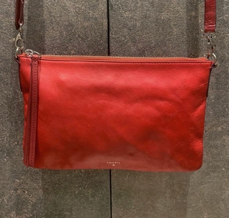 Authentic Fossil messenger crossbody bag