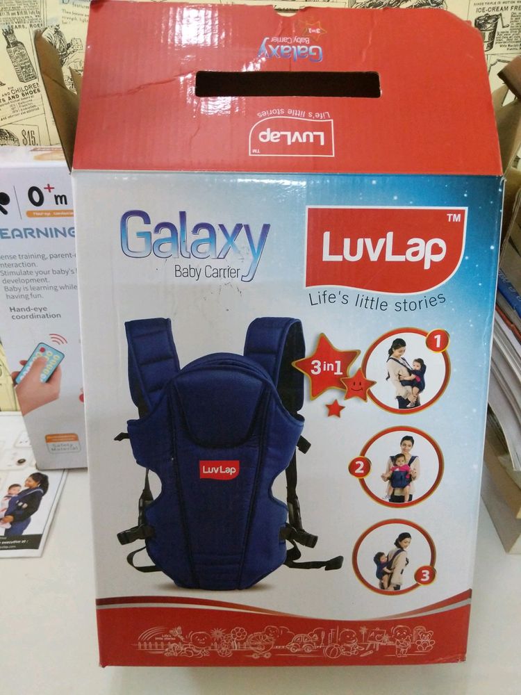 Luv Lap Galaxy Baby Carrier with Padded Head + Fre