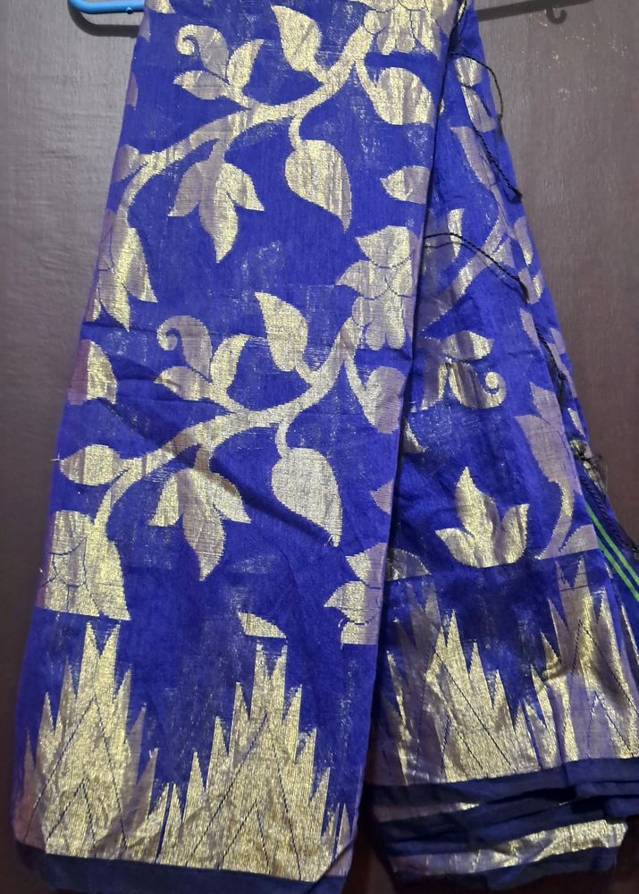 Blue Saree From Amazon