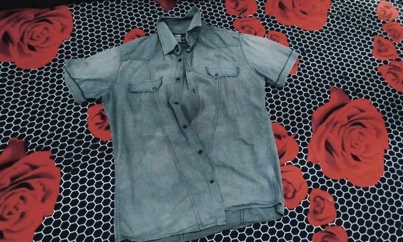 Grey Stylish SHIRT/ NOT USED