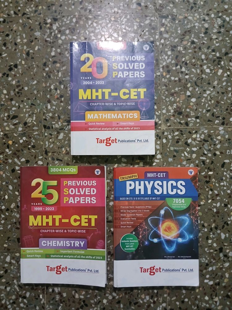 Mhtcet Pyqs Books PCM