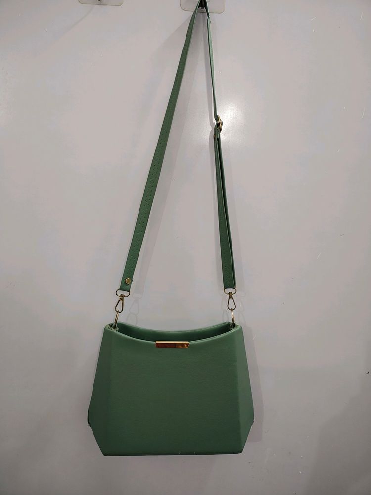 Green Sling Bag