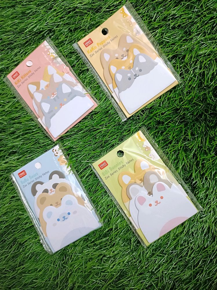 Cute Kawai Animal Theme Sticky Notes