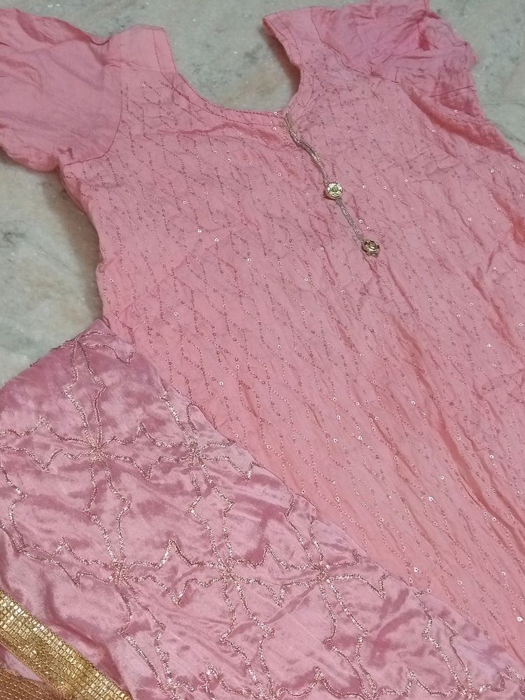 Pink Kurta set