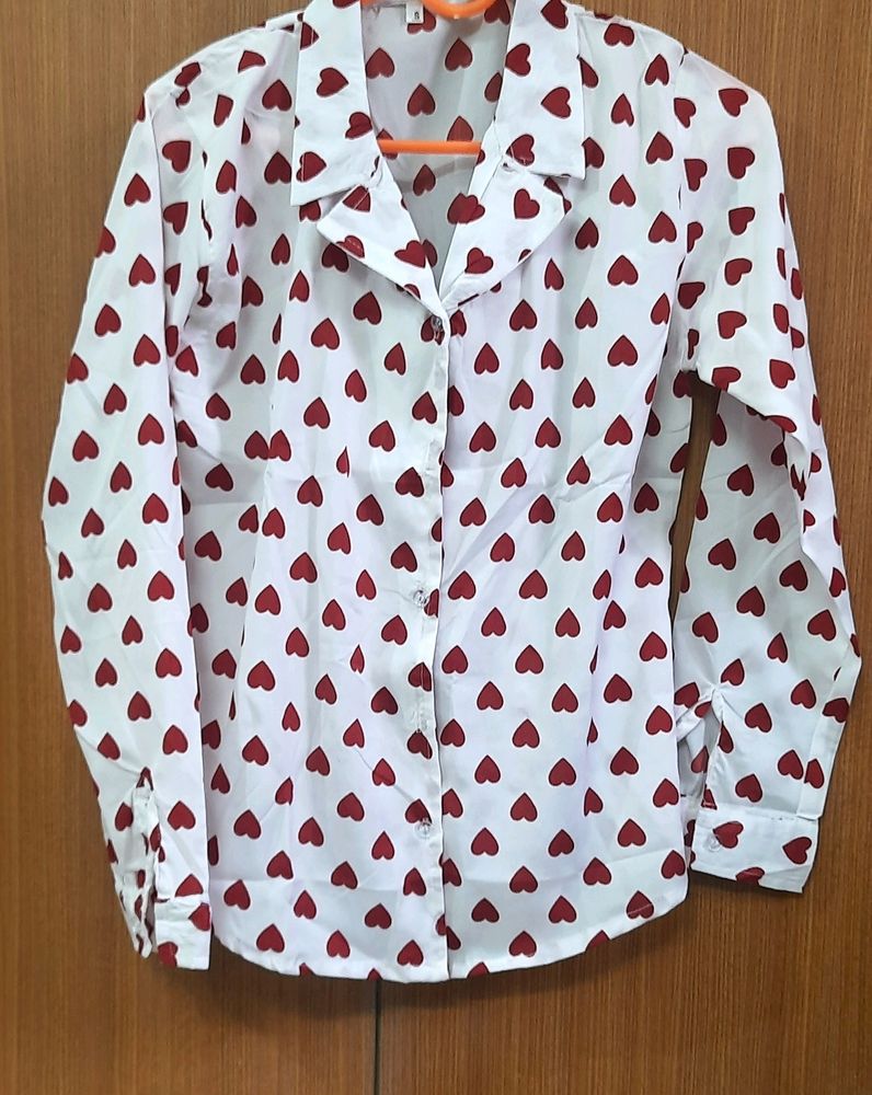 Heart Printed Shirt