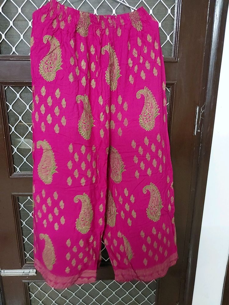 Kurta With Printed Plazo