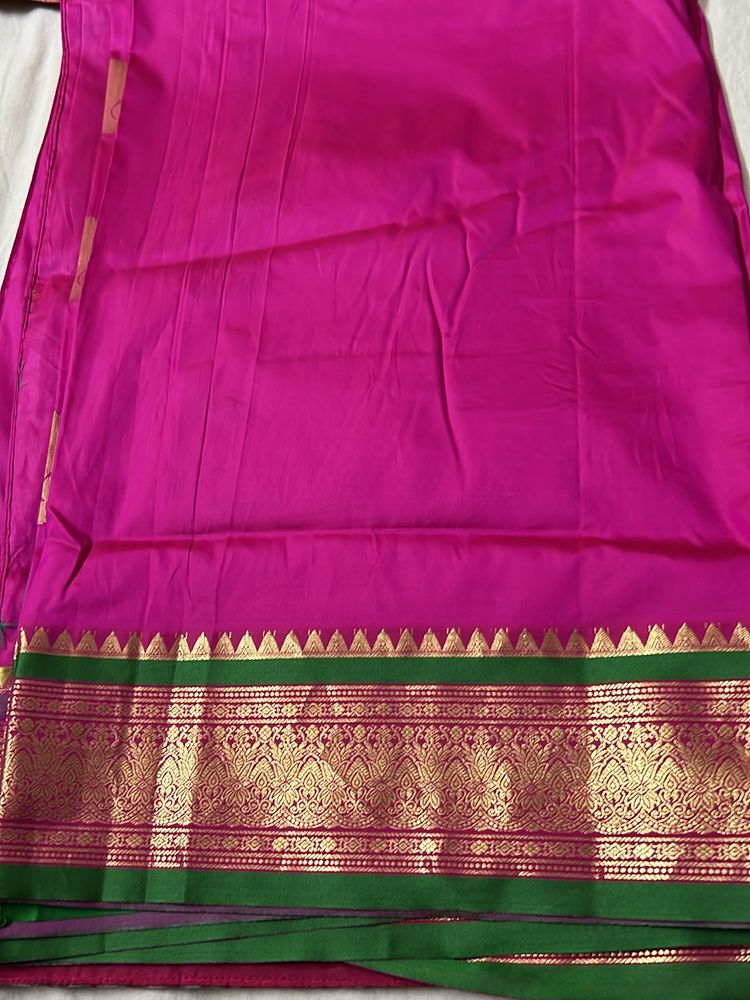 Silk  Saree with tailored blouse