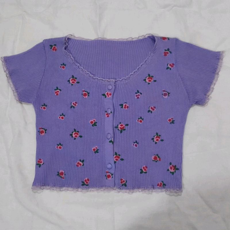 Lavender Cherry Top