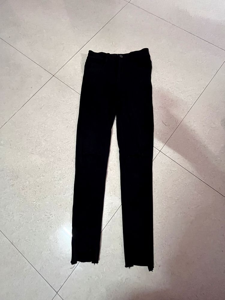 high-waisted jeggings “S”