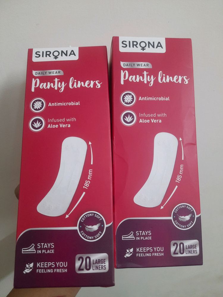 Sirona Panty Liners😍40pc In 149😍Both Pack@149