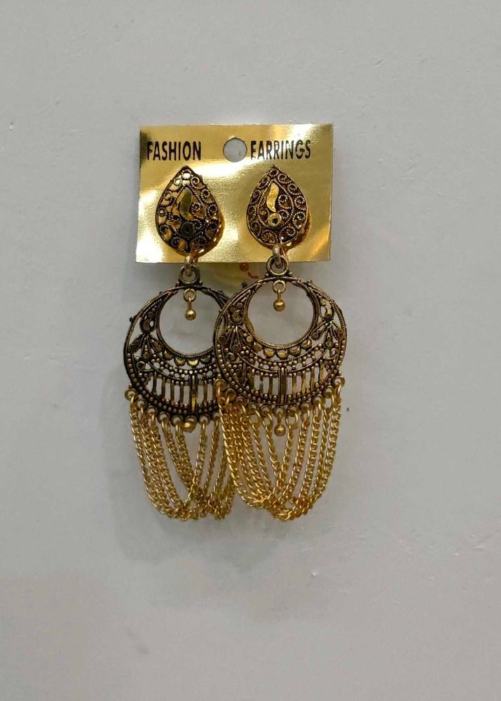 Beautiful Earrings Golden